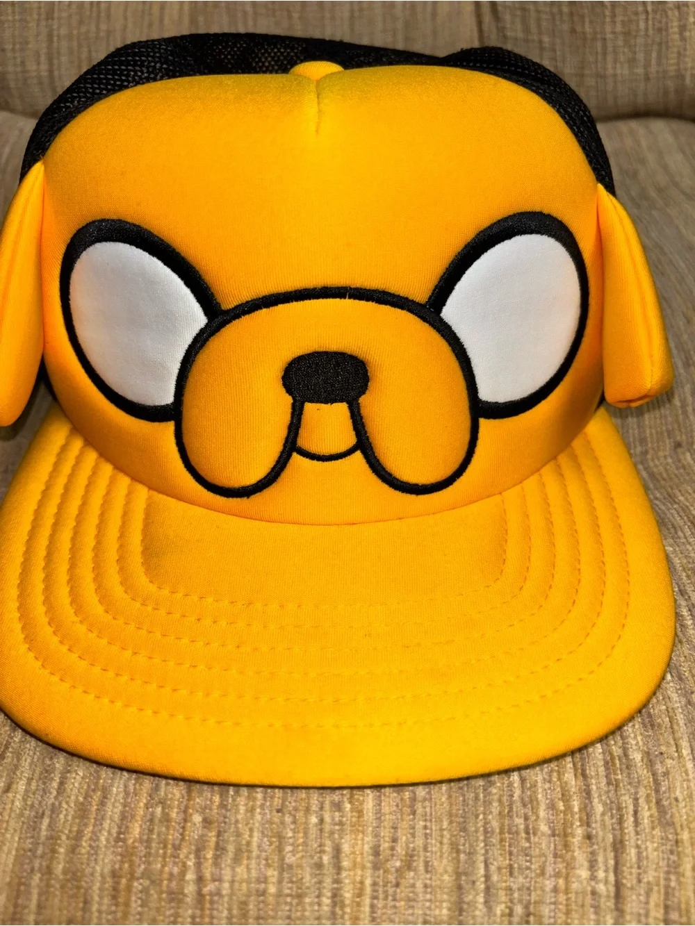 Adventure Time Yellow Jake the Dog Mesh Trucker Hat